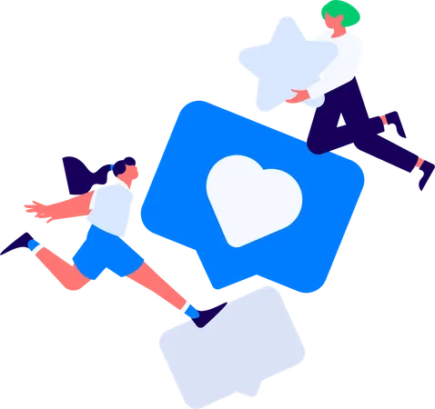 People with Product Review  Illustration