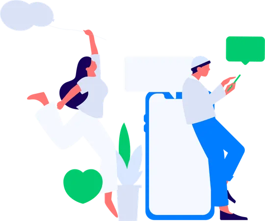 People with User Feedback  Illustration