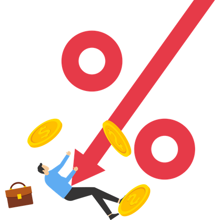 Percent down  Illustration