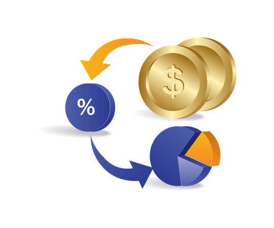 Percent share of monthly income  Illustration