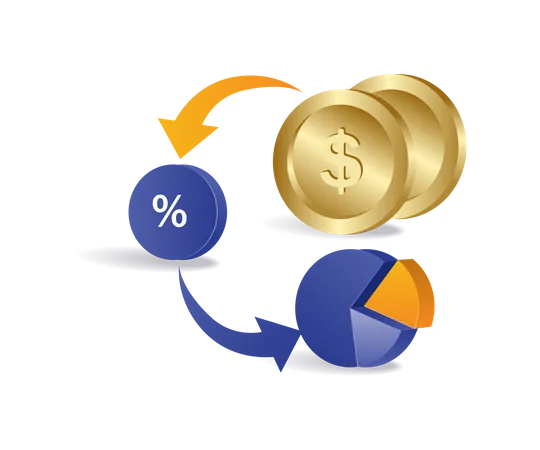 Percent share of monthly income  Illustration