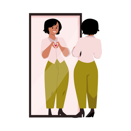 Perception de soi et confiance en soi avec les femmes  Illustration