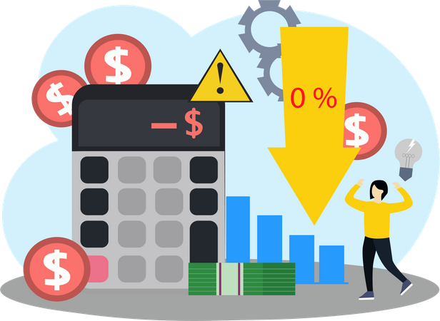 Perda de investimento  Ilustração