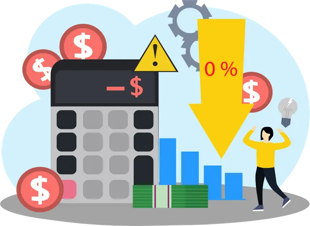 Perda de investimento  Ilustração