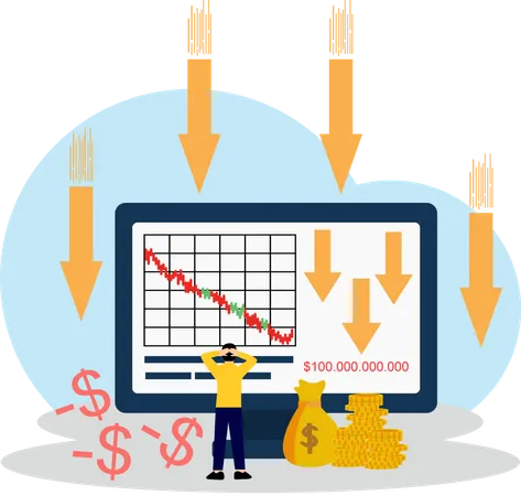 Perda de investimento  Ilustração