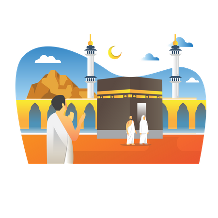 Peregrinação Islâmica  Ilustração