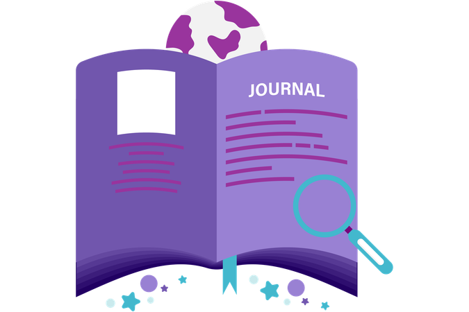 Jornal academico  Ilustração
