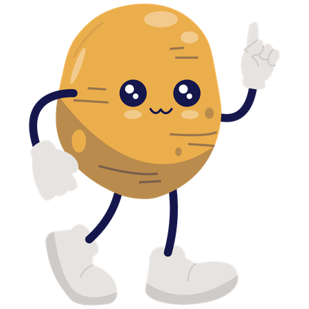 Perky Potato  Illustration
