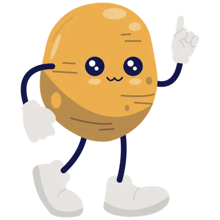 Perky Potato  Illustration