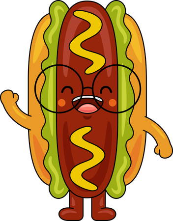 Hot dog  Ilustración