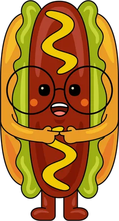 Hot dog  Ilustración