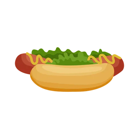 Hot dog  Ilustración