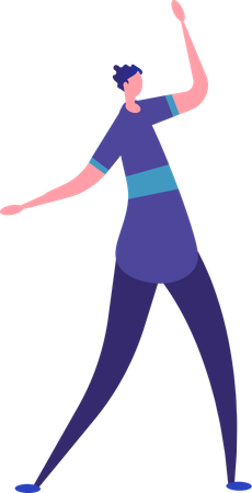 Person Dancing  Illustration
