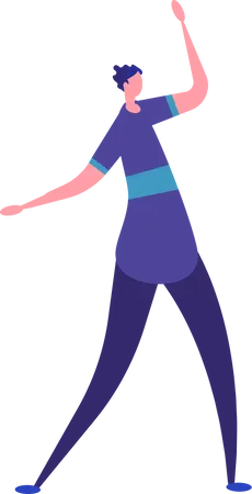 Person Dancing  Illustration