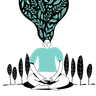 inner peace illustration