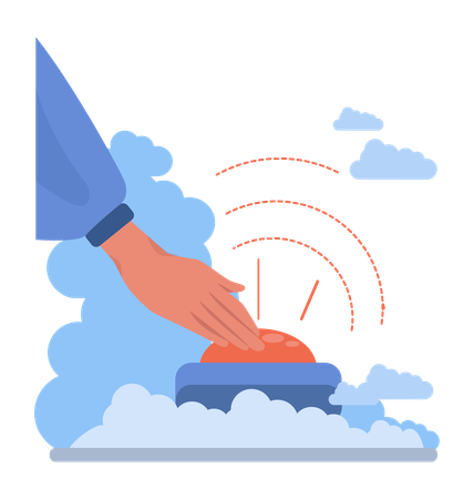 Person receiving  signal source  Illustration