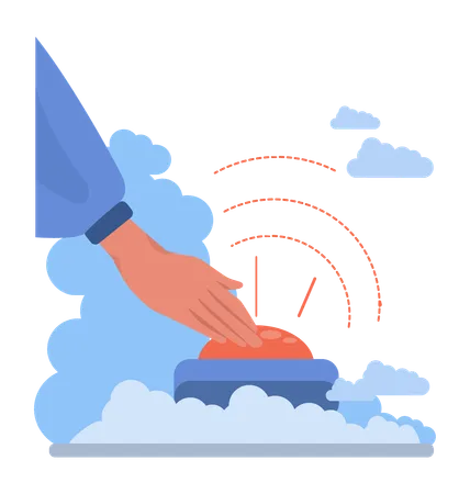 Person receiving  signal source  Illustration