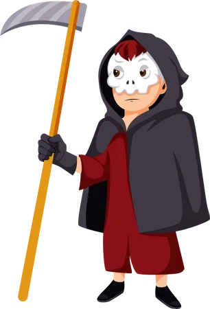 Personagem assustador de Halloween  Ilustração