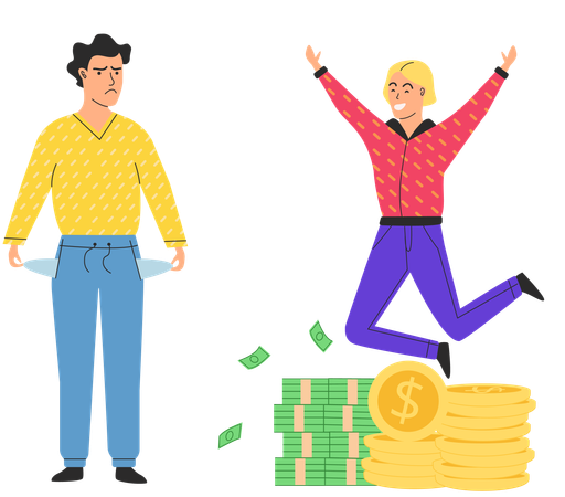 Personagem de sucesso se diverte  Ilustração