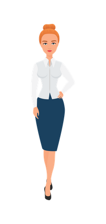 Personagem Feminina  Ilustração
