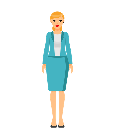 Personaje de empresaria  Illustration