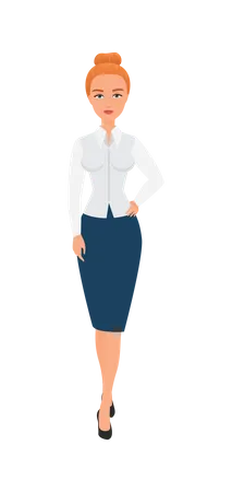 Personaje femenino  Ilustración