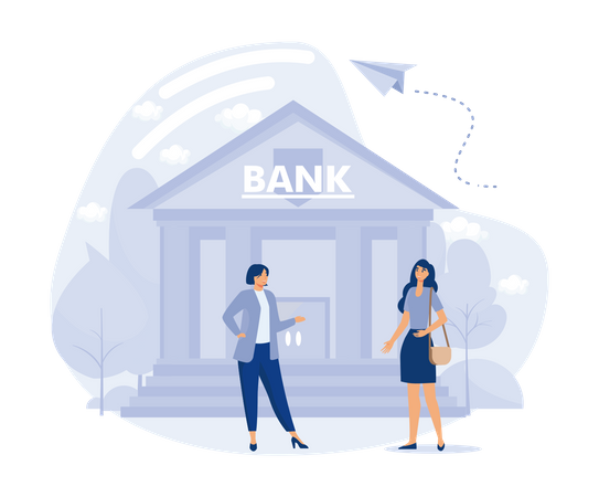 Personal bancario experimentado  Ilustración
