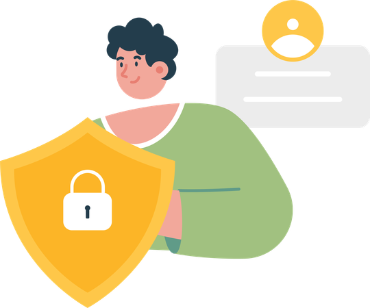 Personal data protection  Illustration