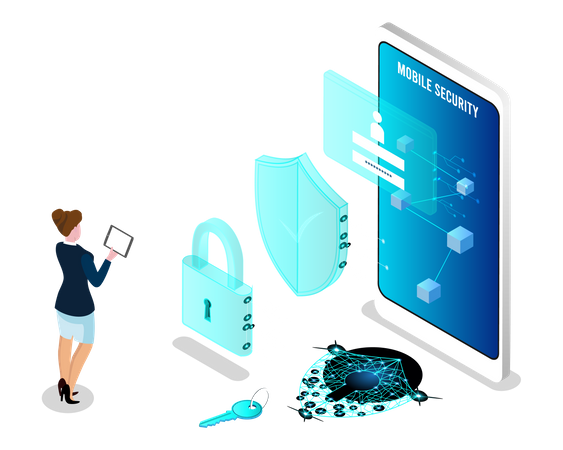 Personal data security Illustration