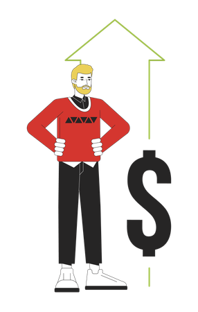 Personal finance growth  Illustration