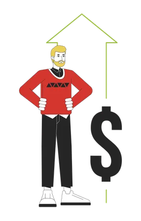 Personal finance growth  Illustration