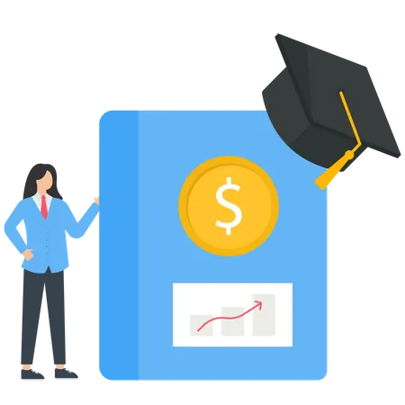 Personal finance management and financial literacy  Illustration