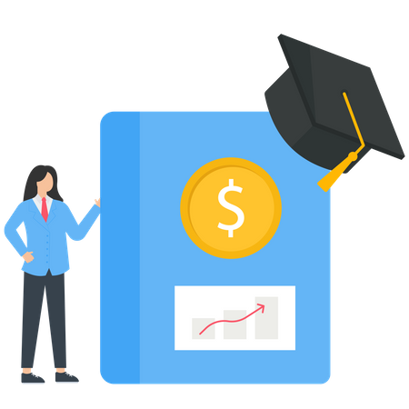 Personal finance management and financial literacy  Illustration