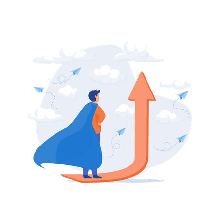 Personal growth motivation  Illustration