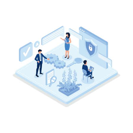 Personal Information and Data Safety  Illustration