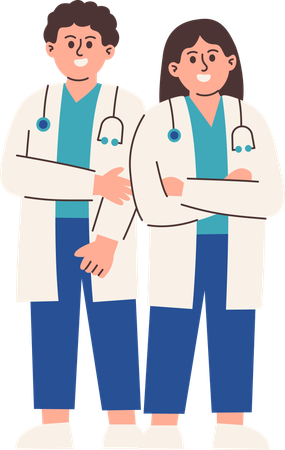 Personal medico  Ilustración