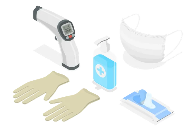 Personal Protective Equipment Illustration