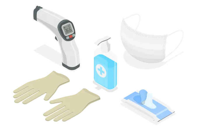 Personal Protective Equipment  Illustration