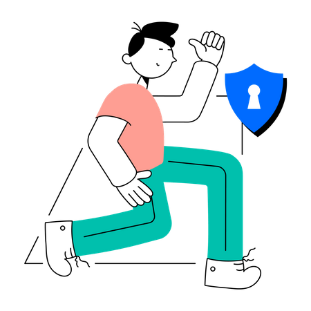 Personal Security  Illustration