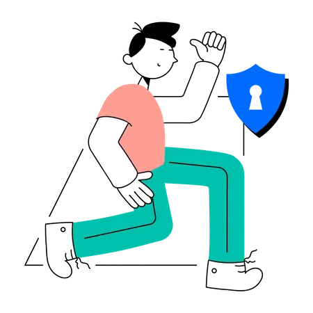 Personal Security  Illustration