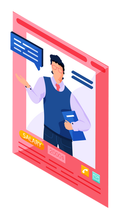 Personalauswahl  Illustration