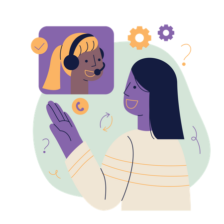 Personalized Support and Assistance for an Exceptional User Experience  Illustration
