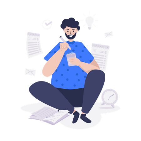 Persönliche Planliste erstellen  Illustration