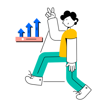 Persönliches Wachstum  Illustration