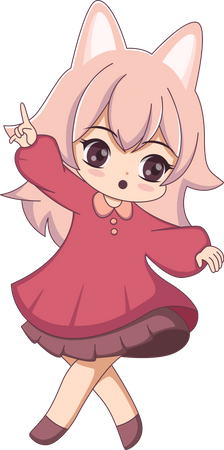 Personnage de fille  Illustration
