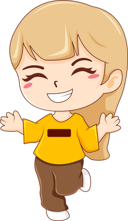 Personnage de fille  Illustration