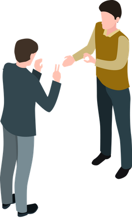 Personnes handicapées  Illustration