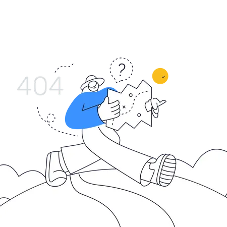 Connexion perdue en raison de l'erreur 404  Illustration