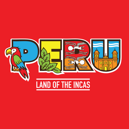 Peru Terra dos Incas  Ilustração