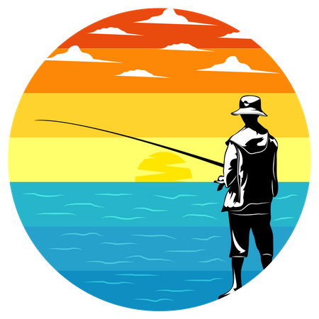 Pescaria  Ilustração